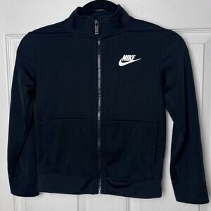 Nike Youth Full Zip Long Sleeve Black Jacket Youth Size 7 Large